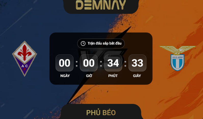 Fiorentina vs Lazio - Trực tiếp